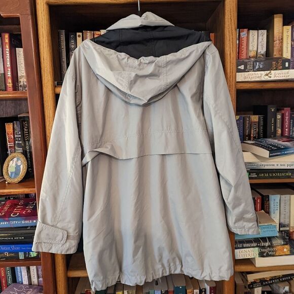 BOGNER sport grey and black hooded outer shell sz 12 nwot - Picture 2 of 7